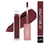 SUGAR Cosmetics Mettle Liquid Lipstick - 07 Bellatrix (Mauve pink with brown undertones) 7 gm