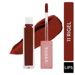SUGAR Cosmetics Mettle Liquid Lipstick - 11 Rigel (Rusty orange) 7ml