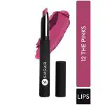 SUGAR Cosmetics Matte Attack Transferproof Lipstick - 12 The Pinks (Cotton Candy/Bubblegum Pink) 2 gm