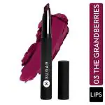 SUGAR Cosmetics Matte Attack Transferproof Lipstick - 03 The Grandberries (Dark Berry) 2 gm
