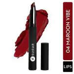 SUGAR Cosmetics Matte Attack Transferproof Lipstick - 04 Maroon Vibe (Dark Red) 2 gm