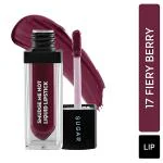 SUGAR Cosmetics Smudge Me Not Liquid Lipstick - 17 Fiery Berry (Marsala) 4.5 ml