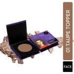 SUGAR Cosmetics Contour De Force Mini Bronzer - 01 Taupe Topper (Brown - gray) 4 gm