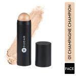 SUGAR Cosmetics Face Fwd Highlighter Stick - 01 Champagne Champion (Champagne Gold) 7.5 gm