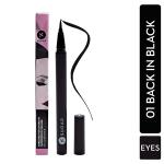 Sugar Cosmetics Arrested For Overstay Waterproof Eyeliner - 01 I'll Be Black (Black) 0.55 ml