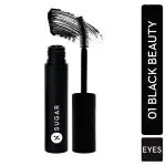 SUGAR Cosmetics Uptown Curl Lengthening Mascara - 01 Black Beauty (Black) 5 gm