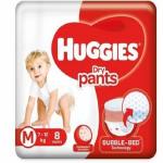 Huggies Dry Pants Diapers (M) 8's