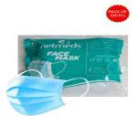 Netmeds 3 Ply Face Mask with Nose Pin 100's