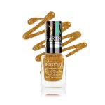 Bonjour Paris Coat Me Pearly Shine Nail Polish - 3D Glitter Finish - Gold Stars 9 ml