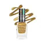 Bonjour Paris Coat Me Pearly Shine Nail Polish - 3D Glitter Finish - Gold 9 ml