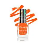 Bonjour Paris Coat Me Neon Satin Matte Nail Polish - Fluorescent Orange 9 ml