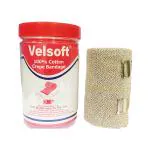 Velsoft Cotton Crepe Bandage (204075) (8 cm x 4 mtr) 1's