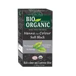 Indus Valley Bio Organic Herbal Henna Hair Colour Powder - Soft Black 100 gm