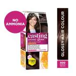L'Oreal Paris Casting Creme Gloss Small Pack, 300 Darkest Brown 21g+24ml 1's