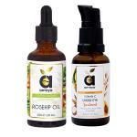 Anveya Cold - Pressed Rosehip Oil & Vitamin C Under Eye Cream Combo 80 ml
