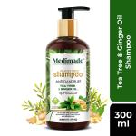 Medimade Anti Dandruff Shampoo With Tea Tree & Ginger Oil 300 ml