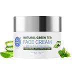 The Moms Co. Natural Green Tea Face Cream with Aloe Vera and Niacinamide Moisturizes and Controls Acne 50gm