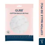 Gubb Cotton Balls - 50 Pcs 1's