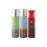 Ajmal Nightingale And Magnetize For Men & Women And Sacred Love Deodorants Pack of 3 200 ml