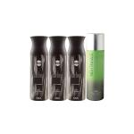 Ajmal 3 Carbon And 1 Nightingale Deodorants Pack of 4 200 ml