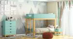 Urban Ladder Calla Bunk Bed (Colour : Mint Green)