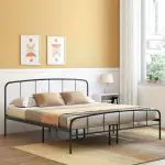 Urban Ladder Pindora Bed (Colour : Black, Bed Size : King)