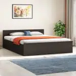 Urban Ladder Sadie Engineered Wood King Size Box Storage Bed in Dark Wenge Finish