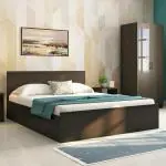 SimplyWud Wren Storage Bed (Bed Size : King; Finish : Dark Wenge) (Bed Size : King; Finish : Dark Wenge)