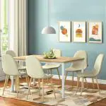 Urban Ladder Torres Dining Table (Colour : White)