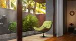 Calabah Swivel Lounge Chair (Colour : green)