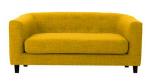 Febonic Casper Fabric Sofa (Colour : Yellow; Seater : Two)