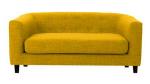 Febonic Casper Fabric Sofa (Colour : Yellow; Seater : Two)