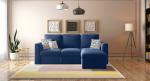 Urban Ladder Kowloon Sectional Sofa Cum Bed With Storage (Colour : Lapis Blue)