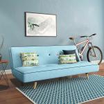 Urban Ladder Zehnloch Sofa Cum Bed (Colour : Glacier Blue)