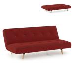 Urban Ladder Zehnloch Sofa Cum Bed (Colour : Salsa Red)