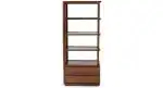 Urban Ladder Vector Bookshelf/Display Unit (50-Book Capacity) (Finish : Teak)