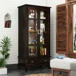 Urban Ladder Malabar Bookshelf/Display Cabinet (55-Book Capacity) (Finish : Mango Mahogany)