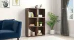 Urban Ladder Darcia Engineered Wood Bookshelf In Rustik Walnut Finish (Finish : Rustic Walnut; Configuration : 2 X 3)