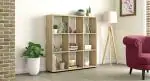 Urban Ladder Armstrong Engineered Wood Bookshelf (Finish : Laminate; Configuration : 3 X 3; Colour : Sonoma Oak)