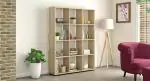 Urban Ladder Armstrong Engineered Wood Bookshelf (Finish : Laminate; Colour : Sonoma Oak; Configuration : 3 X 4)