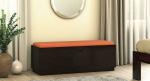 Urban Ladder Zephyr Blanket Box (Finish : Mahogany; Colour : Lava)