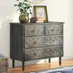 Urban Ladder Elisa Chest Of Four Drawers (Finish : Antique )