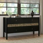 Urban Ladder Gaku Chest Of Six Drawers (Colour : Charcoal Black)