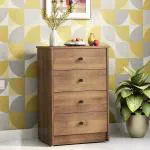 SimplyWud Ben 4 Chest Of Drawers - Classic Walnut