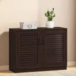 Urban Ladder Bennis Shoe Cabinet (Finish : Dark Walnut; Capacity : 12 Pair)