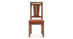 Urban Ladder Martha Dining Chairs - Set Of 2 (Finish : Teak; Colour : Burnt Orange)