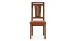 Urban Ladder Martha Dining Chairs - Set Of 2 (Finish : Teak; Colour : Burnt Orange)