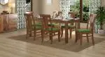 Urban Ladder Fabio Solid Wood Dining Chair - Set Of 2 (Finish : Teak; Set : Set Of 2; Colour : Matty Olive)