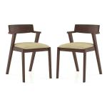 Urban Ladder Thomson Dining Chairs - Set Of 2 (Colour : Beige)