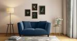 Urban Ladder Janet Loveseat 2 Seater (Seater : 3; Colour : Lapis Blue)